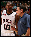 Mike Krzyzewski and Kobe Bryant will look for gold in Beijing.